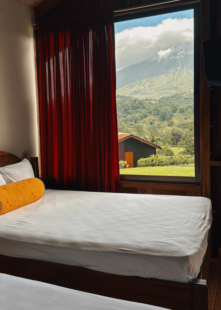 Vistas al volcán Arenal desde la habitación
